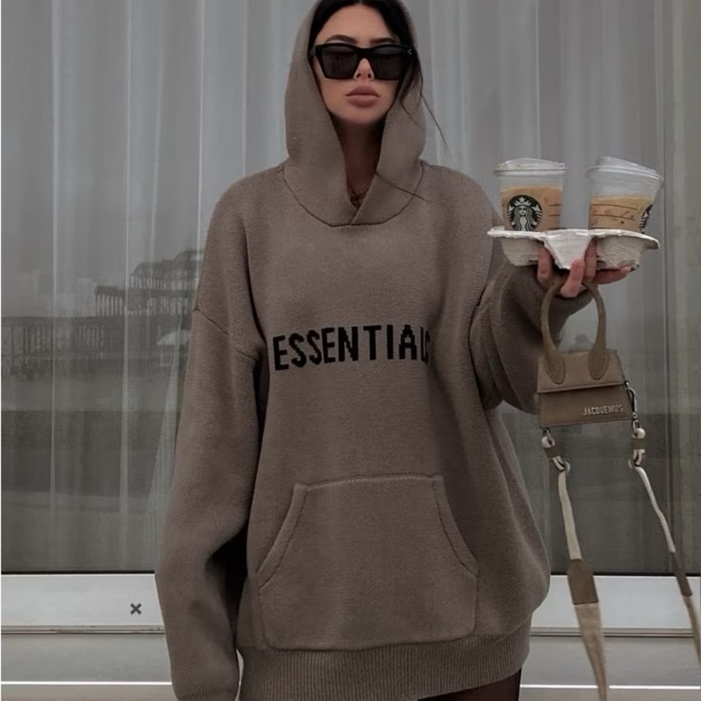 NWOT Essentials Knit Hoodie SOLD OUT